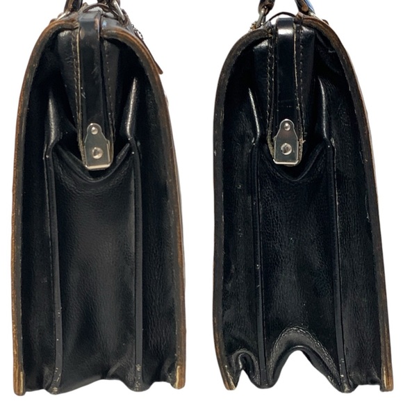 Vintage 50’s / 60’s McBrine Leather Top Frame Locking Doctor’s Bag  Brief Case - Picture 8 of 15